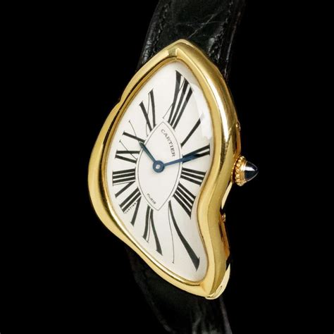 fake cartier crash watch